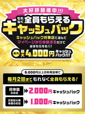 キャッシュバックキャンペーン